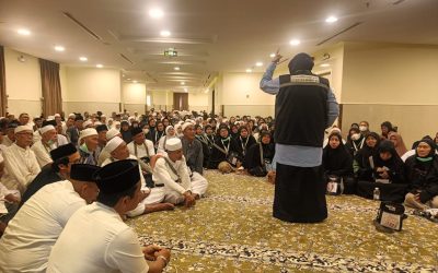 Jemaah Calon Haji Berangkat ke Arafah 4 Juni, TPIHI Kloter 15 KNO Beri Arahan