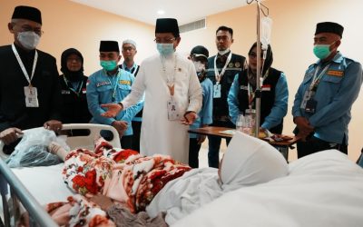 Kunjungi RSAS dan KKHI Makkah, Menag Doakan Jemaah Segera Sembuh